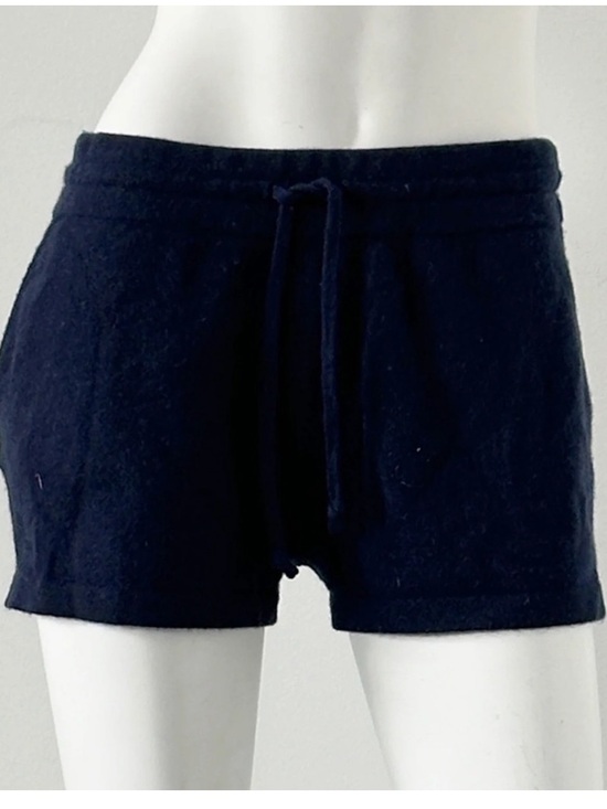 NakedCashmere Pants - NakedCashmere Black Cashmere Lounge Shorts